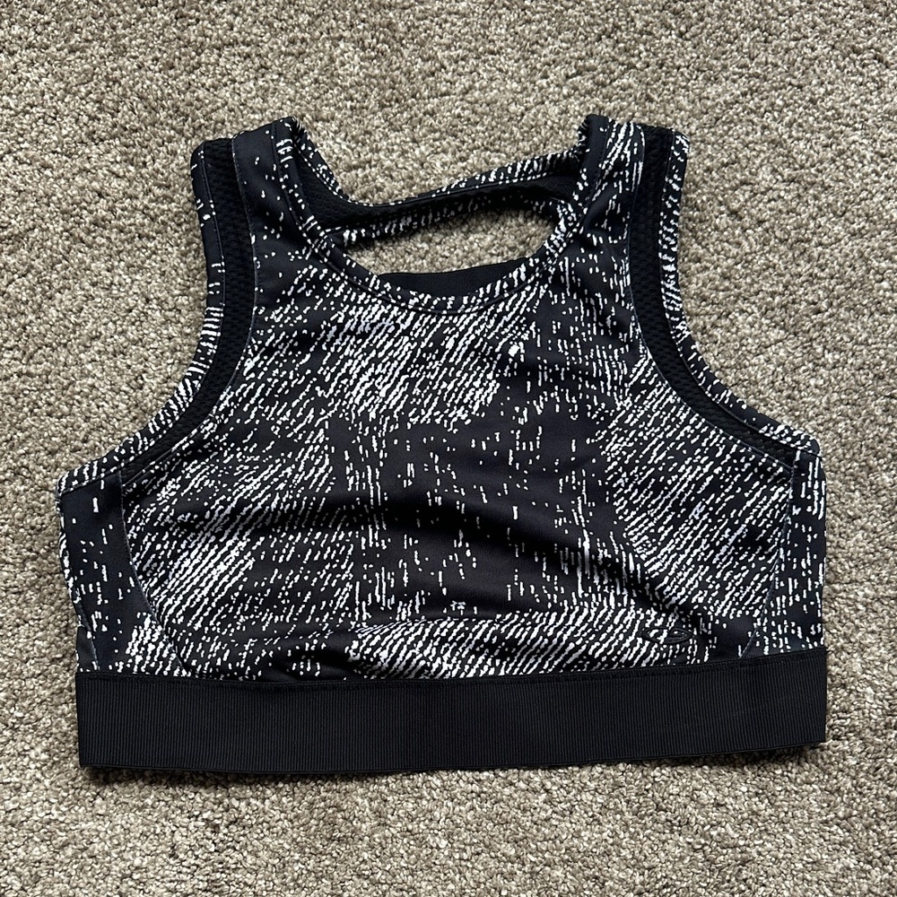 Champion Black and White Sports Bra